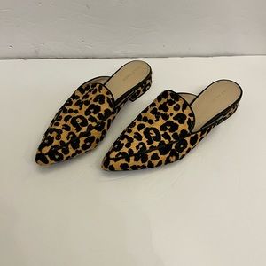 Cole Haan Women's Sz. 8 B Leopard Print Calf Hair Piper Mule Loafer